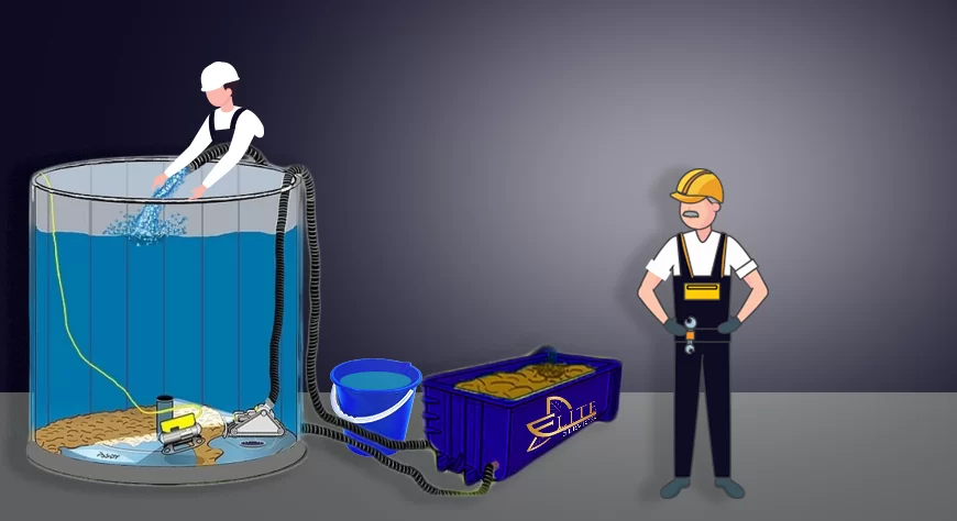 تنظيف خزانات المياه من الداخل