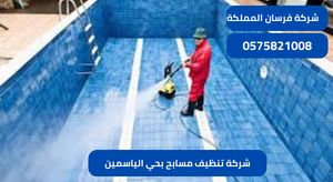 شركة تنظيف مسابح بحي الياسمين