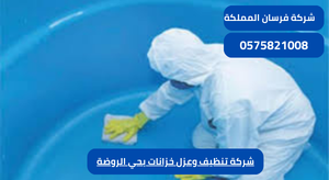 شركة تنظيف وعزل خزانات بحي الروضة