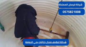 شركة تنظيف وعزل خزانات بحي الروضة