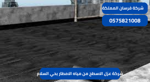 شركة عزل الاسطح من مياه الامطار بحي السلام