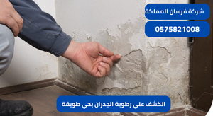 الكشف علي رطوبة الجدران بحي طويقة
