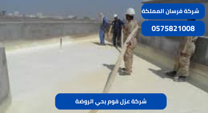 شركة عزل فوم بحي الروضة