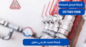 شركة تمديد غاز بحي حطين
