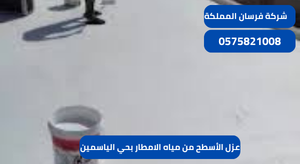 شركة عزل الأسطح من مياه الامطار بحي الياسمين