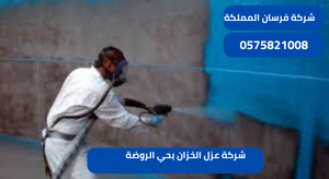 شركة عزل الخزان بحي الروضة