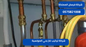 شركة تركيب غاز بحي المونسية