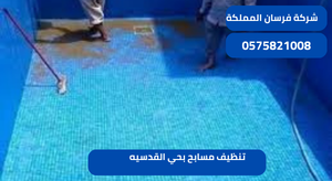 تنظيف مسابح بحي القدسيه