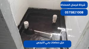عزل حمامات بحي النرجس