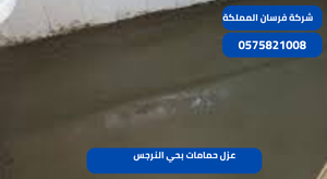 عزل حمامات بحي النرجس