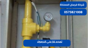 تمديد غاز بحي اليرموك