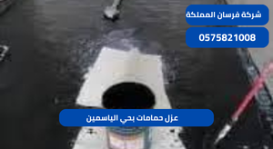 عزل حمامات بحي الياسمين