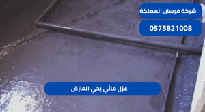 عزل مائي بحي العارض