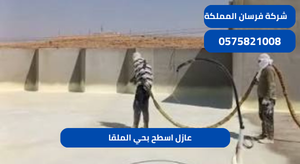 عازل اسطح بحي الملقا